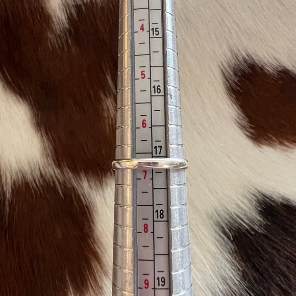 ❤️ White Buffalo Turquoise Teardrop Ring Sz 6.75 Navajo Southwestern Sterling - Picture 11 of 13